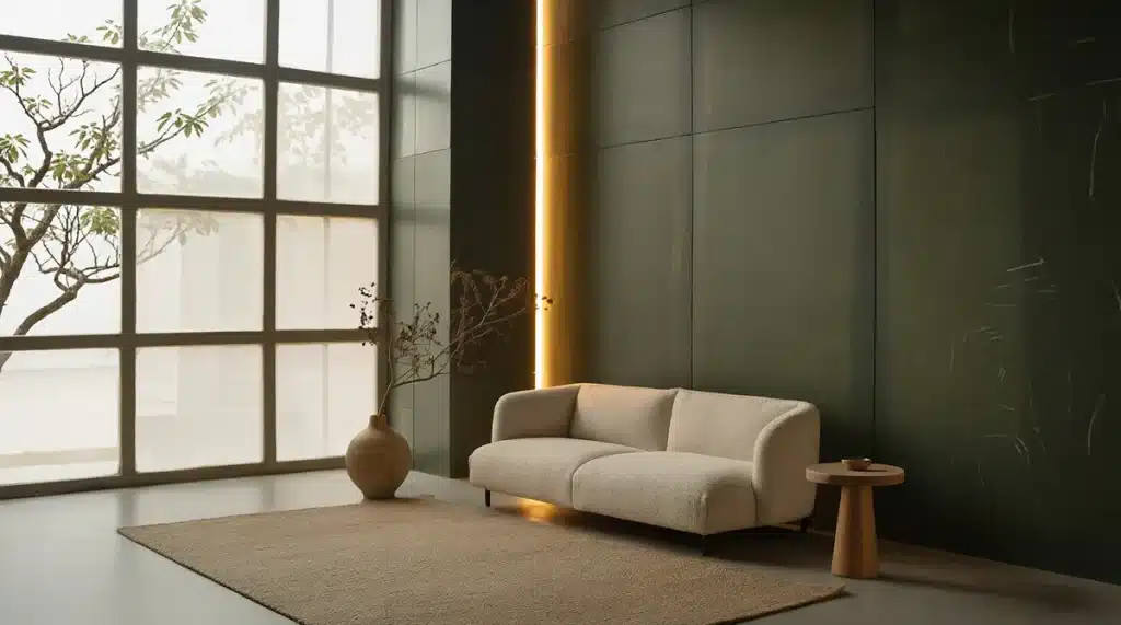 اکسنتوال یا دیوار شاخص؛ اکسنت وال یا دیوار شاخص در پذیرایی مدرن